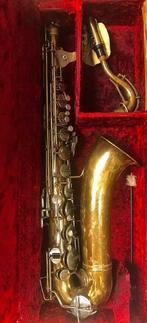 saxofoon, Muziek en Instrumenten, Blaasinstrumenten | Saxofoons, Gebruikt, Met koffer, Ophalen, Tenor