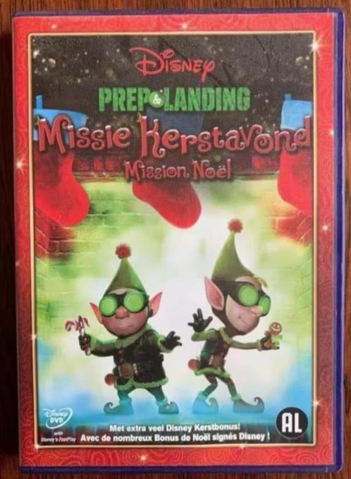 DVD Prep & Landing; Missie Kerstavond; Disney, Cd's en Dvd's, Dvd's | Tekenfilms en Animatie, Zo goed als nieuw, Amerikaans, Alle leeftijden