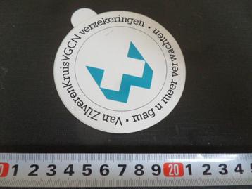 sticker van Zilveren Kruis VGCN verzekeringen *  beschikbaar voor biedingen