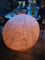 Houten tafel (mango), Huis en Inrichting, Tafels | Eettafels, Ophalen, Zo goed als nieuw