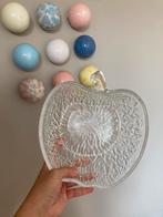 Prachtige vintage glazen appel fruitschaal opdien schaal, Huis en Inrichting, Keuken | Servies, Ophalen of Verzenden, Zo goed als nieuw
