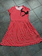 Minnie mouse jurk rood witte stippen carnaval oren maat 56, Ophalen of Verzenden, Zo goed als nieuw, Maat 46/48 (XL) of groter