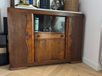 Vintage Art Deco dressoir / buffetkast – 130 x 94 x 50 cm beschikbaar voor biedingen