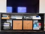 IKEA TV bench in dark brown/black., Ophalen of Verzenden, Zo goed als nieuw, 25 tot 50 cm, Minder dan 100 cm