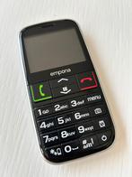 Emporia Euphoria Senioren Telefoon (ZGAN), Ophalen, Zwart, Zo goed als nieuw, Klassiek of Candybar