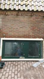 Buitendeur hardhout achterdeur dubbelglas, Gebruikt, Deurkozijn, 150 tot 225 cm, Hout