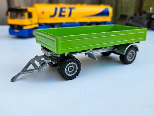 Siku aanhanger voor vrachtauto Groen 1:55, Hobby en Vrije tijd, Modelauto's | 1:50, Gebruikt, Bus of Vrachtwagen, SIKU, Ophalen of Verzenden
