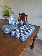 Theeservies  met chinees gedrukt motief, Antiek en Kunst, Antiek | Servies compleet, Ophalen