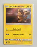 Detective Pikachu 190 Holo Sun and Moon Black Star Promo NM, Ophalen of Verzenden, Nieuw, Losse kaart, Foil