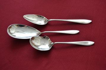Opscheplepels - verzilverd- Gero 90 G-Z - puntfilet beschikbaar voor biedingen