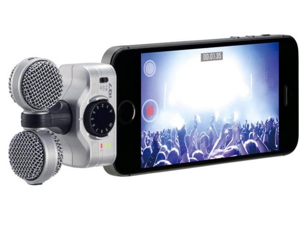 Zoom iQ7 Stereo Microfoon voor iOS, Ophalen of Verzenden, Nieuw, Audio