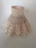 Romantische vintage lampenkap - kant en charme!, Ophalen of Verzenden, Zo goed als nieuw, Rond, Minder dan 25 cm