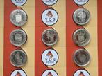 Zilveren dukaat dukaten set 2001 - 2007 .999 zilver, Setje, Koningin Beatrix, Zilver, Overige waardes