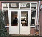 Hardhouten kozijn hardhouten tuindeuren dubbel glas hr+, Doe-het-zelf en Verbouw, Kozijnen en Schuifpuien, Ophalen of Verzenden