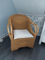 Rieten stoel, Huis en Inrichting, Stoelen, Ophalen, Gebruikt, Overige kleuren, Romantisch Landelijk