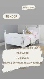 Super mooi peuterbed van het merk Rockwood, Kinderen en Baby's, 70 tot 85 cm, Zo goed als nieuw, Matras, 140 tot 160 cm