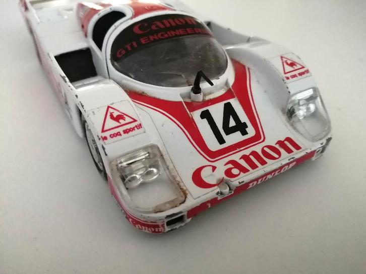 POLISTIL Porsche 956 1/27, Hobby en Vrije tijd, Modelauto's | Overige schalen, Gebruikt, Auto, Ophalen of Verzenden