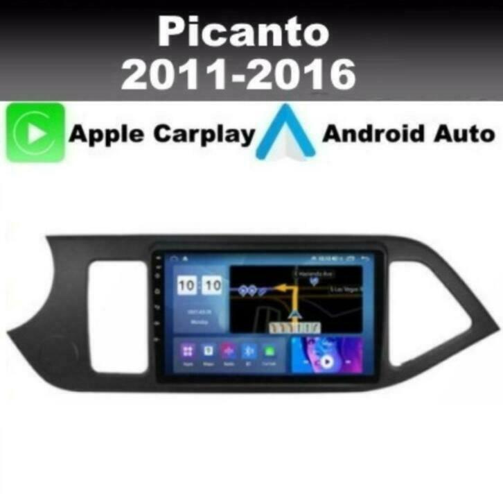 Kia Picanto android 11 radio navigatie wifi dab+ carplay 4G, Auto diversen, Autoradio's, Nieuw, Ophalen of Verzenden