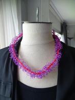 Ketting 38 , paarse ketting , Red Hat Society, Overige materialen, Verstelbaar, Paars, Nieuw