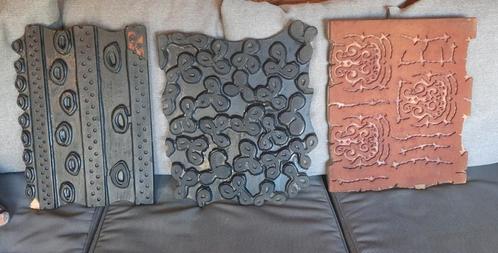 Batic houten stempels drukplaten,lees de beschrijving, Huis en Inrichting, Woonaccessoires | Wanddecoraties, Zo goed als nieuw