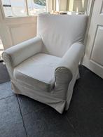 Ikea Ektorp Fauteuil - Wit, Huis en Inrichting, Fauteuils, Ophalen, Gebruikt, 75 tot 100 cm, Stof