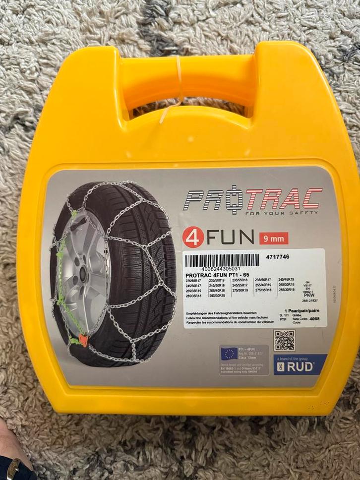 Sneeuwkettingen Protrac 4Fun 9mm, Auto diversen, Sneeuwkettingen, Nieuw, Ophalen of Verzenden