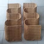 Vintage Ikea tijdschriftenrek rotan voor aan de wand ( 2 ), Gebruikt, Ikea, Onbekend, Ophalen of Verzenden