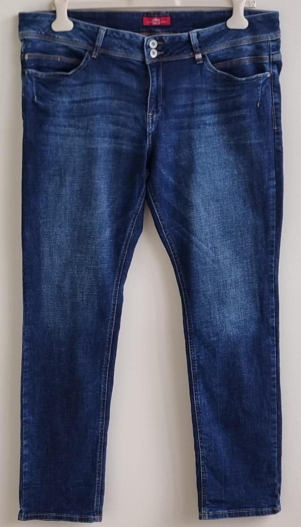 S.Oliver Shape Slim stretchy jeans mt. 46, Kleding | Dames, Grote Maten, Zo goed als nieuw, Broek of Spijkerbroek, Blauw, Ophalen of Verzenden