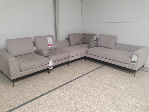 Outlet showroom hoekbank grijs stof Pronto Vlaardingen, Huis en Inrichting, Banken | Bankstellen, Nieuw, Hoekbank, Stof, Ophalen of Verzenden