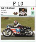 F10 motorkaart harley davidson 350 grand prix (1974, Ophalen of Verzenden, Zo goed als nieuw, Motoren