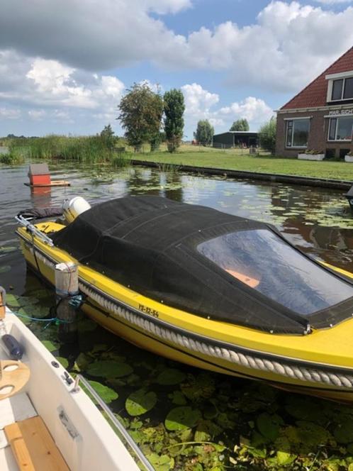 Sloep, Watersport en Boten, Sloepen, Gebruikt, 10 tot 30 pk, 3 tot 6 meter, Buitenboordmotor, Benzine, Polyester, Ophalen