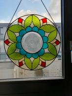 Unieke Grote Vrolijke Tiffany glas in lood hanger, Antiek en Kunst, Ophalen of Verzenden