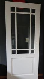 GEZOCHT 2x Opdekdeur 201 x 83 cm, Doe-het-zelf en Verbouw, Deuren en Horren, Glas, Binnendeur, Zo goed als nieuw, 200 tot 215 cm