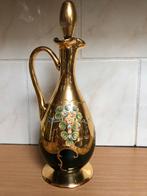 Murano Cenedese Karaf 1946 - Handgeschilderd & Verguld, Antiek en Kunst, Ophalen of Verzenden