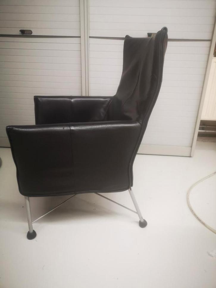 Enkele Charly 's van Montis te koop, Huis en Inrichting, Fauteuils, Zo goed als nieuw, Leer, Ophalen