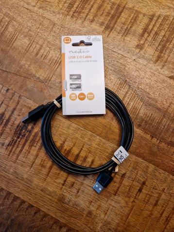 Nedis USB-B naar USB-A 480Mbit beschikbaar voor biedingen