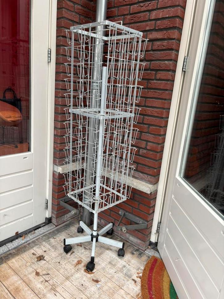 Ansichtkaarten rek - verrijbaar en draaibaar, Huis en Inrichting, Woonaccessoires | Overige, Gebruikt, Ophalen