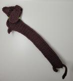 Grappige gehaakte boekenlegger: teckel., Hobby en Vrije tijd, Breien en Haken, Ophalen of Verzenden, Nieuw, Haken, Overige typen