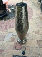 Metalen vloerlamp met vloerschakelaar, Ophalen, Zo goed als nieuw, Metaal, Minder dan 100 cm