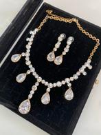 Witte Stenen Sieraden Set - Nieuw, Overige materialen, Wit, Nieuw, Ophalen of Verzenden