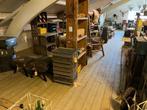 Zinken bakken , circa 11x37x47 (zeer oud , bij HO BULLINGA ), Ophalen of Verzenden, Gebruikt