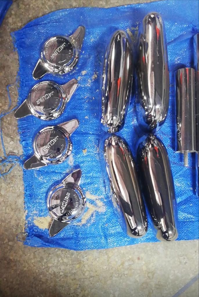 Jaguar mk2 mk Exterior chrome, Auto-onderdelen, Carrosserie en Plaatwerk, Bumper, Jaguar, Voor, Gebruikt, Ophalen