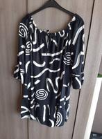 NIEUW prachtig tuniek met strook zwart/wit mt XXL, Kleding | Dames, Grote Maten, Ophalen of Verzenden, Nieuw, Zwart, Blouse of Tuniek