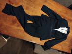 Donkerblauw pak met witte blouse - Maat 158/164, Kinderen en Baby's, Kinderkleding | Maat 158, Ophalen, Zo goed als nieuw