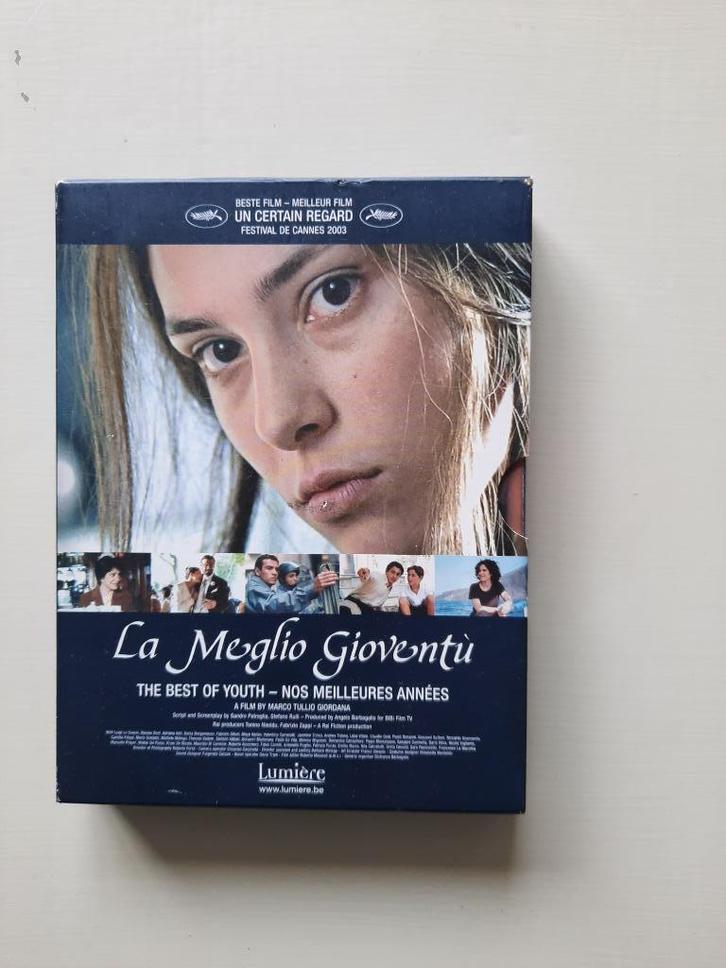 DVD " La Meglio Gioventu " uit 2003, 3 DVD's, 360 minuten, Cd's en Dvd's, Dvd's | Filmhuis, Gebruikt, Italië, Boxset, Vanaf 12 jaar