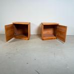 Massief beukenhouten nachtkastjes, Gebruikt, Minder dan 45 cm, Ophalen of Verzenden, Minder dan 55 cm