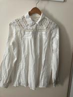 BA&SH Witte Broderie Blouse, Kleding | Dames, Blouses en Tunieken, Ophalen of Verzenden, Zo goed als nieuw, Maat 38/40 (M), Wit