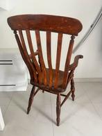 Engelse Windsor Armstoel, Huis en Inrichting, Stoelen, Ophalen, Gebruikt, Bruin, Eén