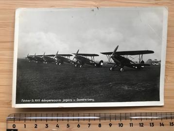 Fokker D.XVII Ned Luchtmacht WO2 Kaart Vliegtuig Luchtvaart  beschikbaar voor biedingen