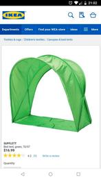 Ikea bedtent groen, Ophalen, Gebruikt